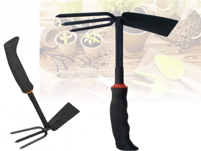 Motyk oboustranné de jardin avec griffe