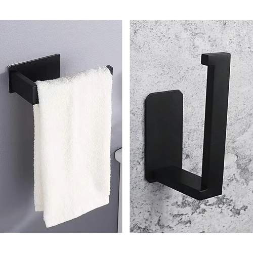 Support de papier toilette mural de style loft noir