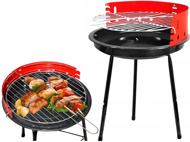Gril de camping portable de jardin pour charbon de bois