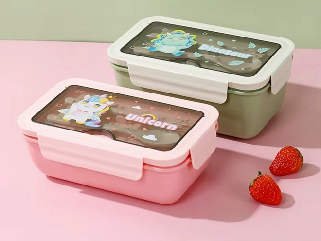 Boîte à déjeuner multifonctionnelle avec couverts