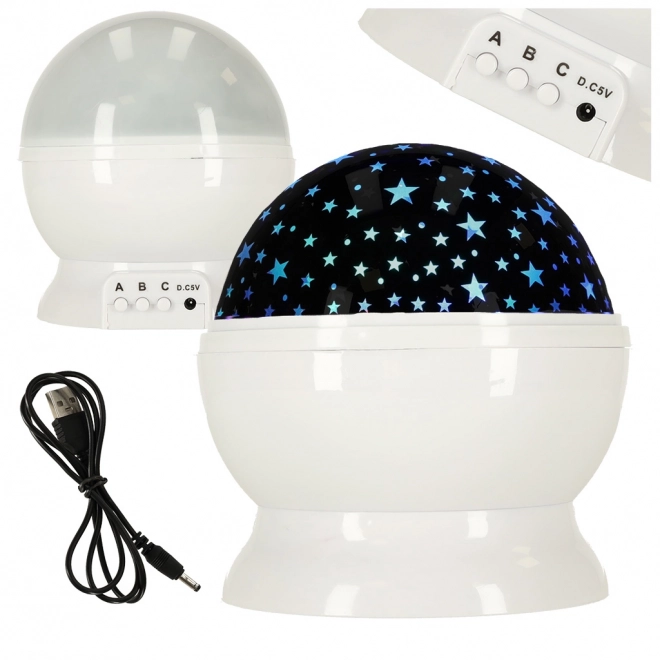 Lampe de nuit étoilée – Blanc