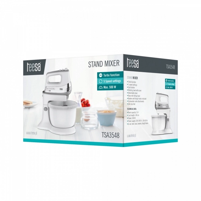 Mixeur manuel avec bol rotatif 500W
