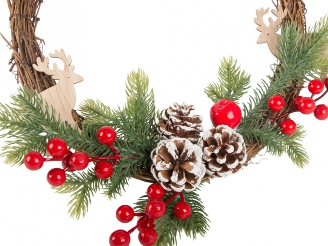Guirlande de Noël décorative avec ornements