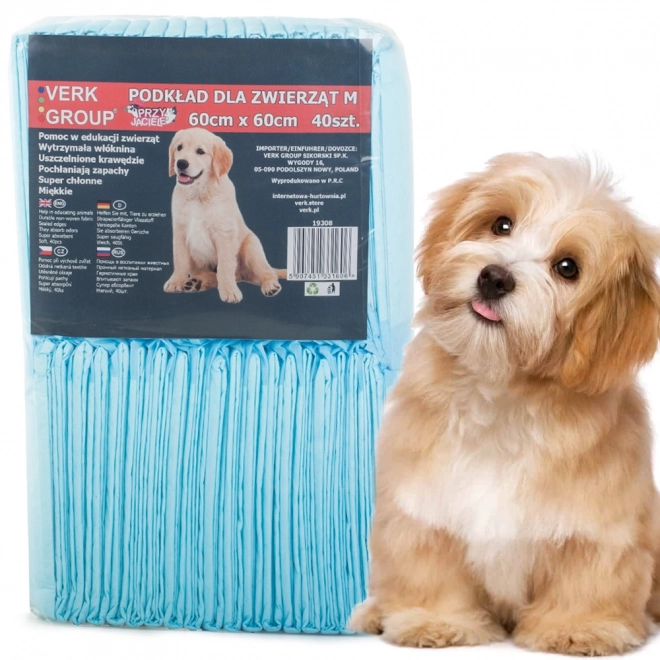 Alèses absorbantes pour chiens 60x60 cm