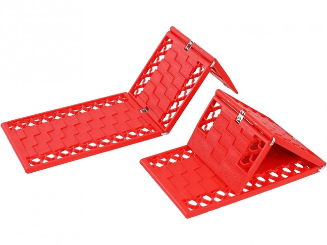 Tapis antidérapants pliables pour voiture tout-terrain, 2 pièces