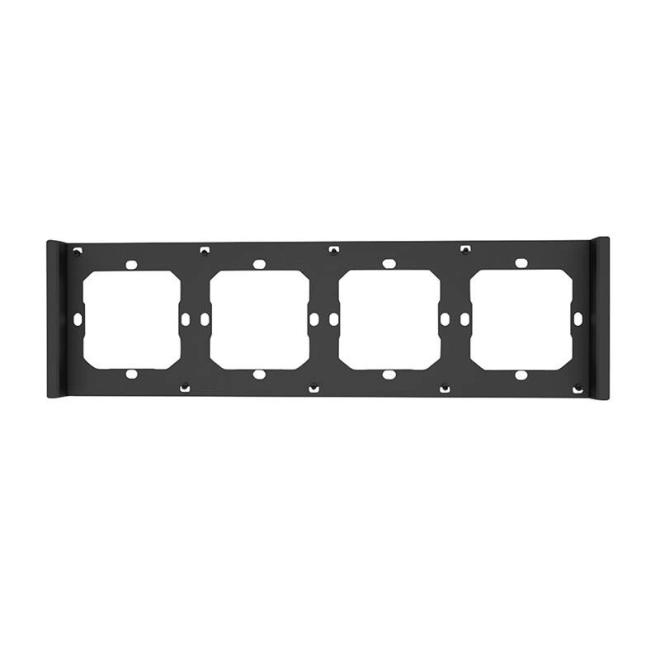 Cadre élégant pour commutateur quadruple Sonoff M5 80 (gris/noir)
