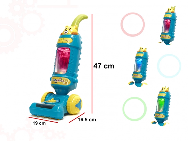 Aspirateur interactif pour enfants avec son