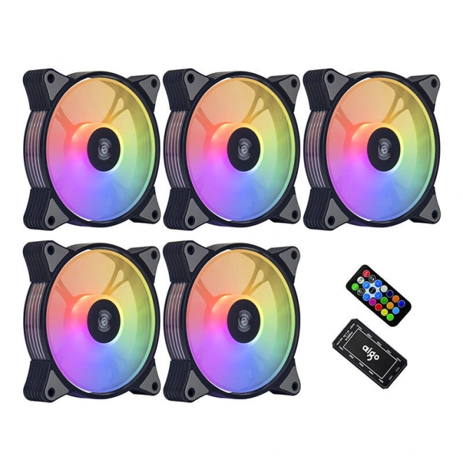 Ensemble de ventilateurs pour ordinateur Darkflash AR12 5 en 1