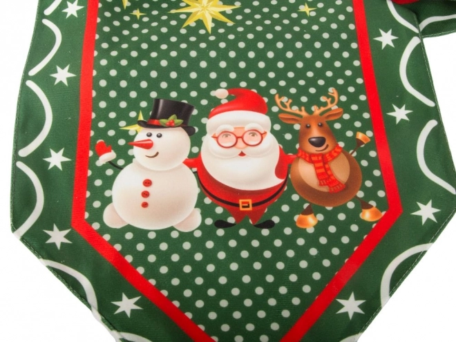 Chemin de table de Noël vert 205x35 cm