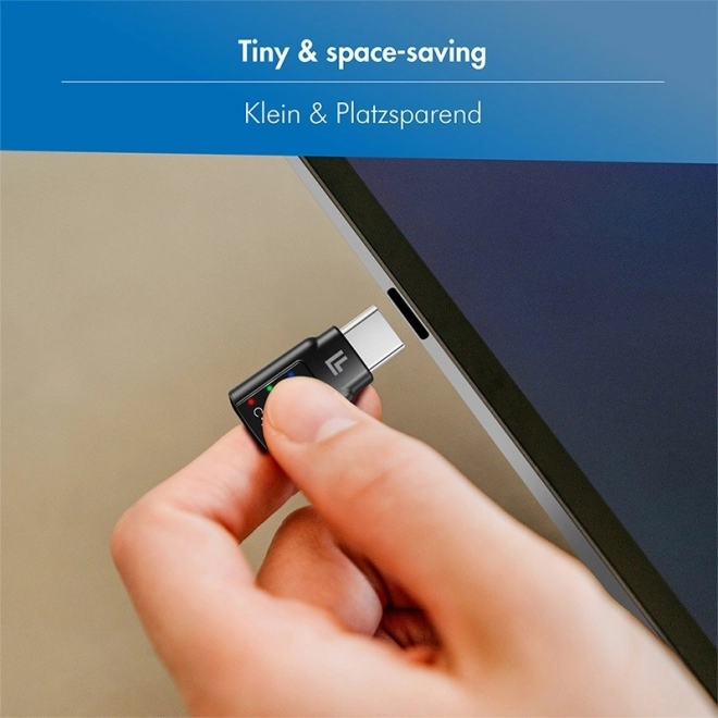 Adaptateur audio USB-C/M vers 3.5mm/F avec DAC et EQ