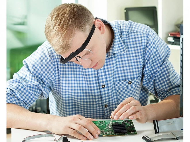 Lunettes de lecture de luxe avec lentilles interchangeables
