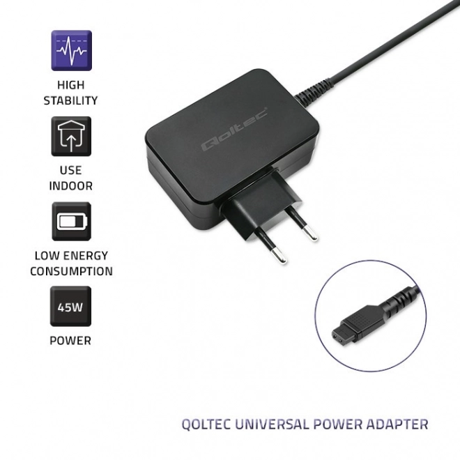 Adaptateur d'alimentation universel 45W avec 8 connecteurs