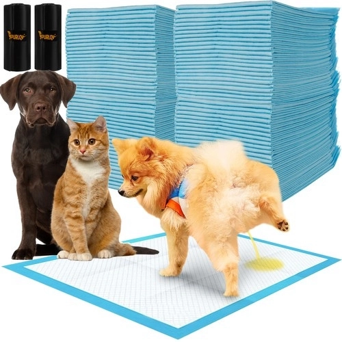 Matelas hygiénique absorbant pour animaux 60 x 40 cm - 100 pièces