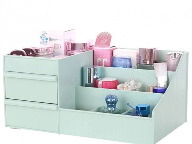 Organisateur de cosmétique dans l'armoire avec deux tiroirs
