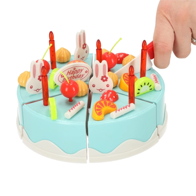 Gâteau d'anniversaire à découper - bleu