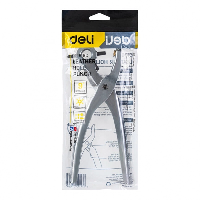 Perforatrice pour cuir 9" Deli Tools EDL1919C (argent)