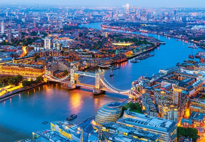 Vue aérienne de Londres – puzzle 1000 pièces CASTORLAND