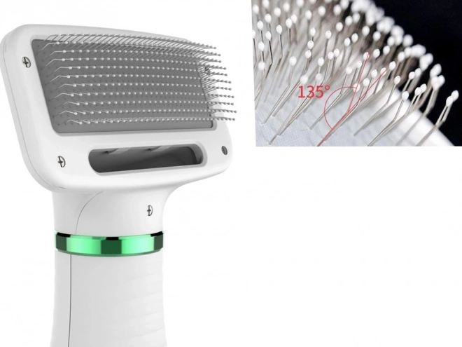 Sèche-cheveux brosse peigne 2en1 pour animaux de compagnie