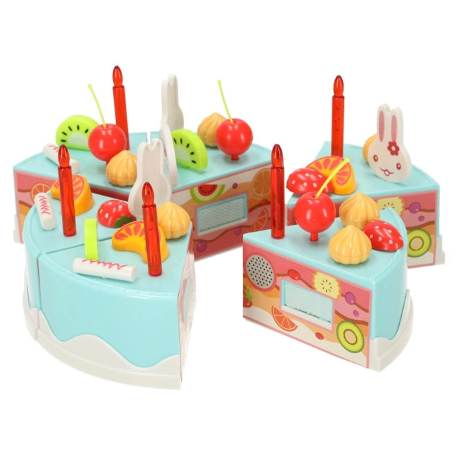 Gâteau d'anniversaire à découper - bleu