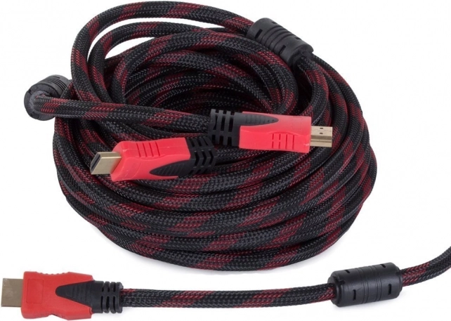Câble HDMI 1.4, 10 m, connecteurs plaqués or, 4K/2K, Full HD 3D, Ethernet