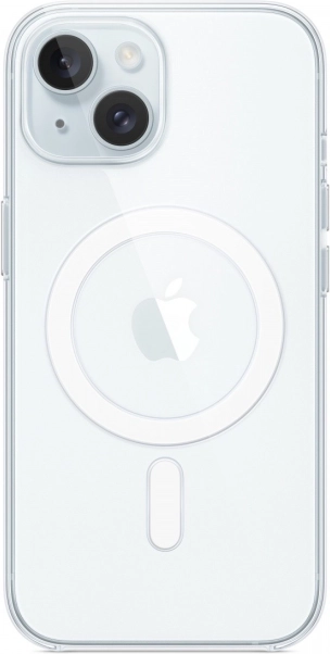 Coque transparente avec MagSafe pour iPhone 15