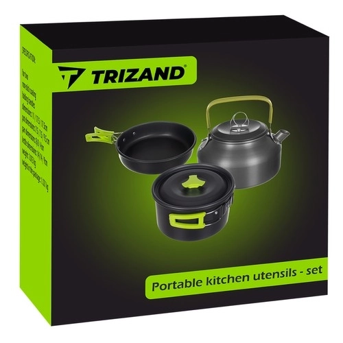 Vaisselle de voyage Trizand 18 pièces pour le camping