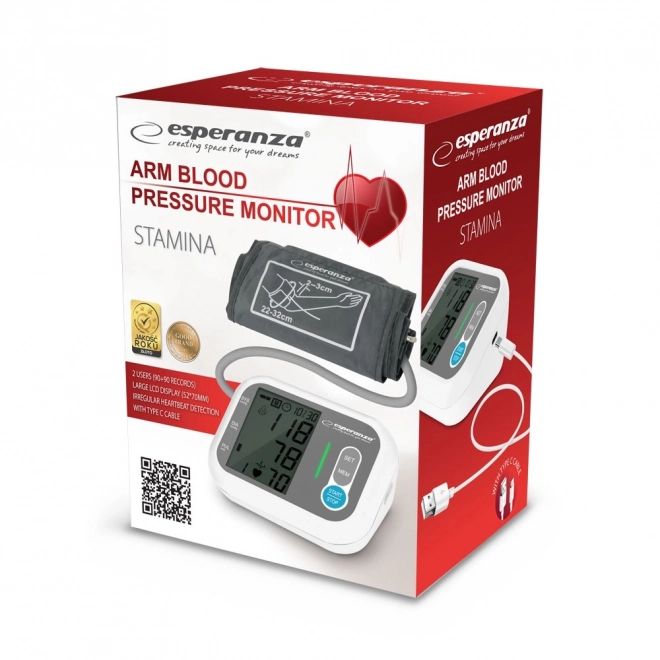 Moniteur de pression artérielle au bras Stamina