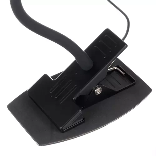 Lampe de table avec pince noire Izoxis