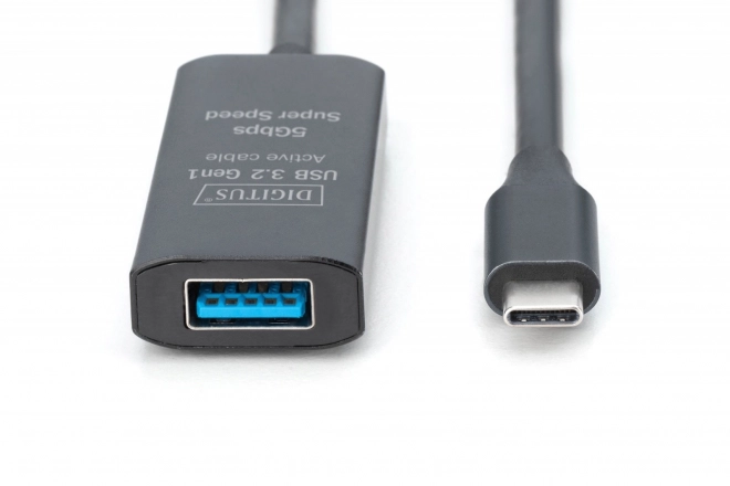 Câble d'extension actif USB 3.2 Gen1 5Gbps USB-C - USB-A, 5m