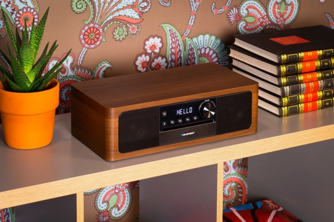 Microphone tout-en-un Bluetooth, HDMI ARC, entrée optique CD/MP3/USB/AUX Horloge/Réveil