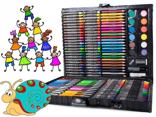 Kit pour artistes avec valise de peinture