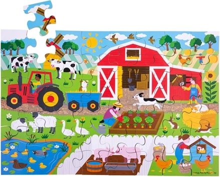 Puzzle de sol Ferme 48 pièces