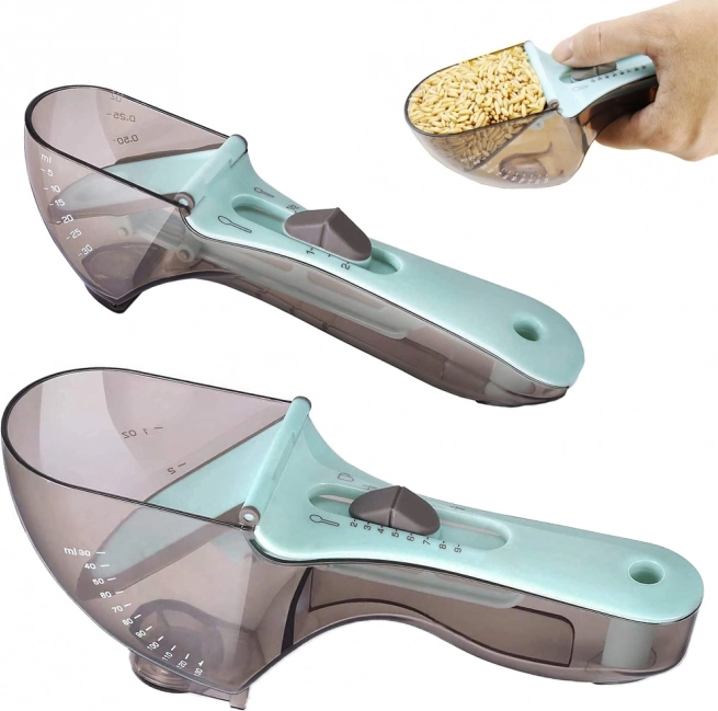 Mesure de cuisine réglable, lot de 2