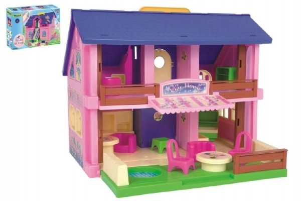 Maison de jeu en plastique 40x35cm dans une boîte Wader