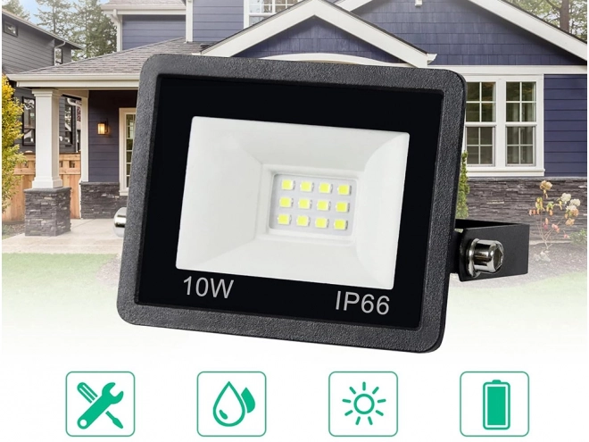 Projecteur LED extérieur 10W 6000K étanche