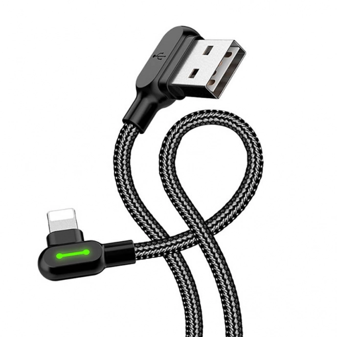 Câble USB Lighting Angulaire Mcdodo CA-4674 LED, 0,5 m (Noir)