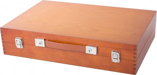 Valise en bois élégante et résistante