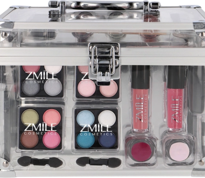 Zmile mallette de maquillage Acrylic – set maquillage transparent 42 pcs