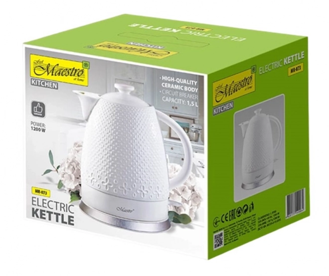 Bouilloire électrique en céramique 1,5l 1500W MR-073