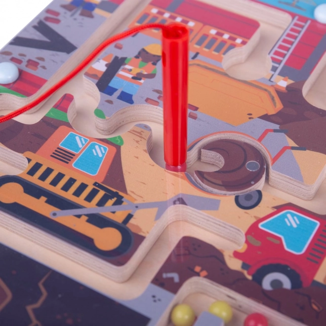 Labyrinthe Magnétique Chantier Bigjigs Toys