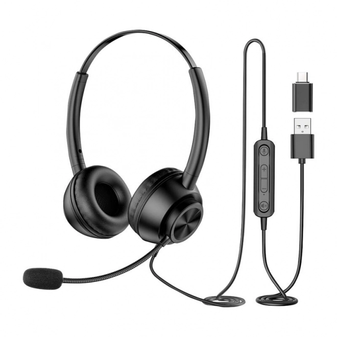 Casque filaire avec microphone New Bee