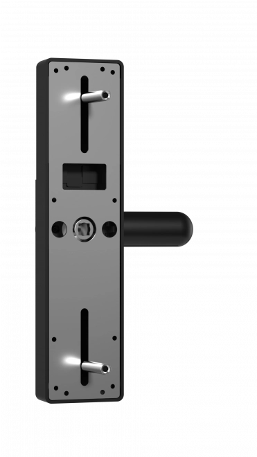 Serrure intelligente de porte Tuya, Serrure électronique de porte à empreinte digitale, code, Wi-Fi, RFID - noir