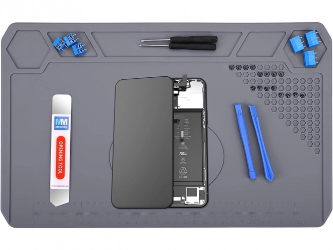 Grande base de service en silicone pour électronique