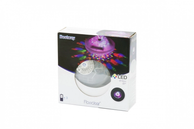 Lampe LED pour piscine fonctionnant sur piles