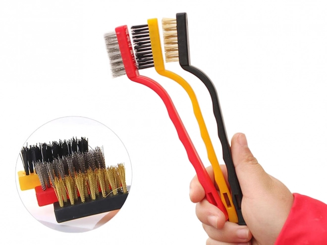 Ensemble de trois brosses métalliques