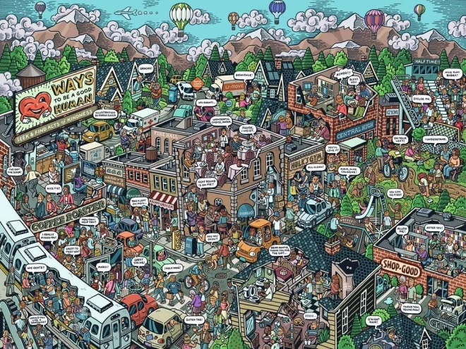 Puzzle Ravensburger Actes de gentillesse 750 pièces