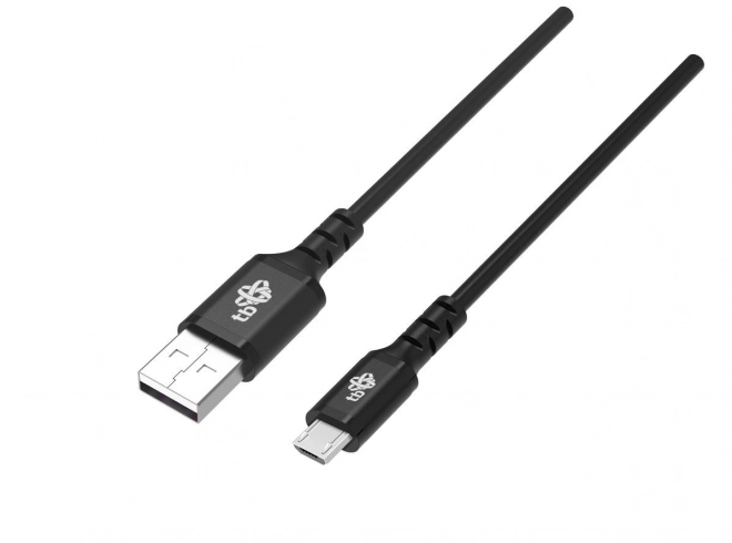 Câble USB TB 1m silicone noir avec charge rapide