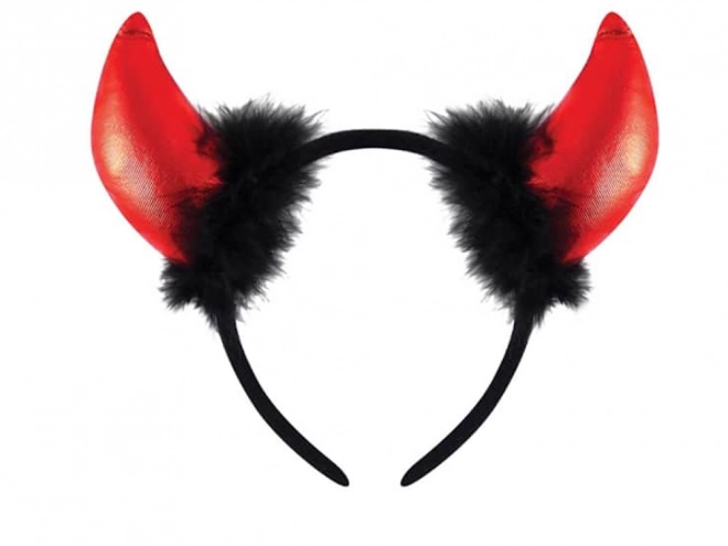 Serre-tête avec cornes de diable pour Halloween