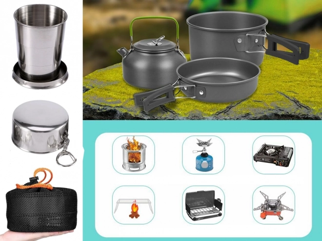 Ensemble de Vaisselle de Camping 18v1