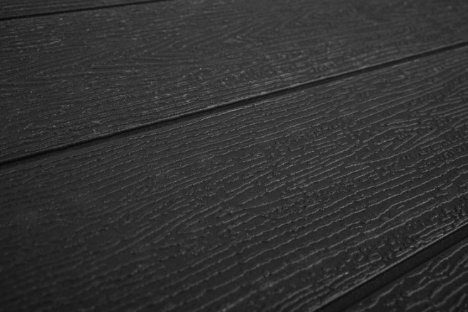 Table de jardin pliante noire 180 cm